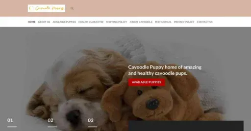 A screenshot of Genlanfamilystbernard.com