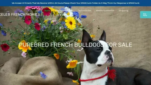 A screenshot of Genlanfamilystbernard.com