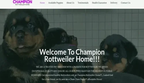 A screenshot of Genlanfamilystbernard.com