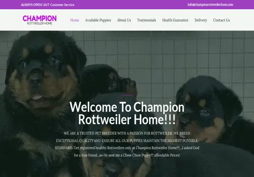 is championrottweilerhom.com legit? screenshot