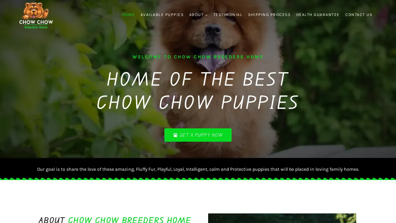 is chowchowbreedershome.com legit? screenshot