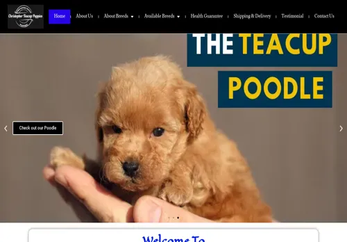 is christopherteacuppuppies.com legit? screenshot