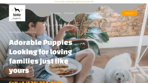 A screenshot of Citihomepuppies.com