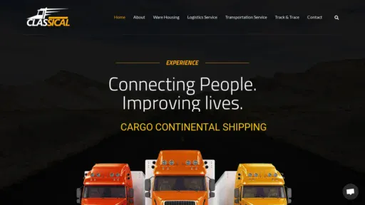 A screenshot of Classicalcourrier.com