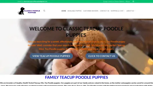 A screenshot of Classickennelfarm.com