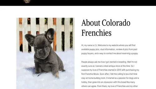 A screenshot of Genlanfamilystbernard.com