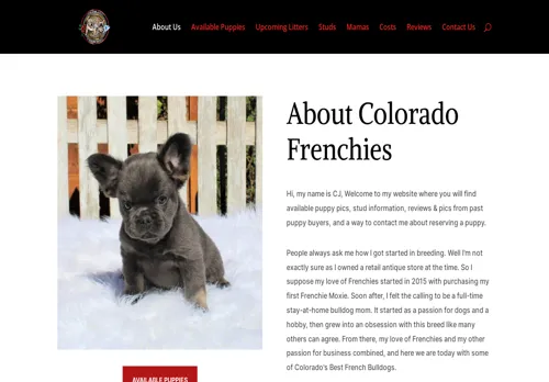 is coloradofrenchies.com legit? screenshot