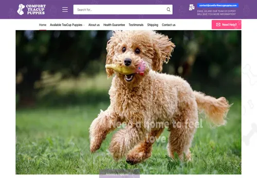 is comfortteacuppuppies.com legit? screenshot