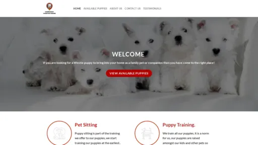 A screenshot of Cormickwestiehome.com