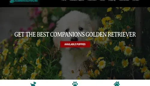 A screenshot of Genlanfamilystbernard.com