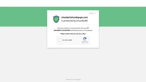 A screenshot of Crissdachshundspups.com