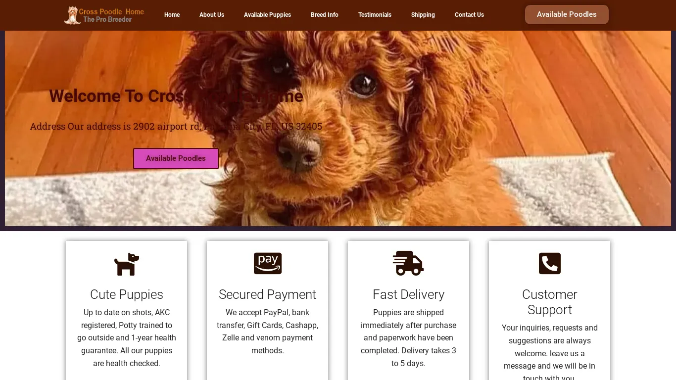 is crosspoodlehome.com legit? screenshot