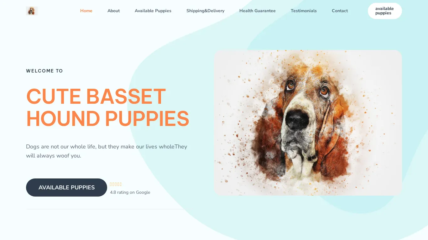 is Cute Basset Hound Puppies. legit? screenshot