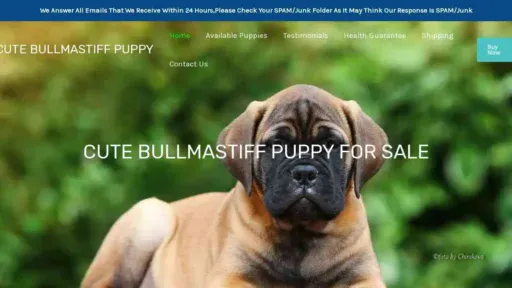 A screenshot of Genlanfamilystbernard.com