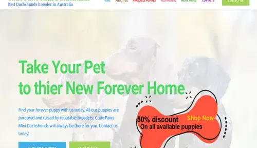 A screenshot of Genlanfamilystbernard.com