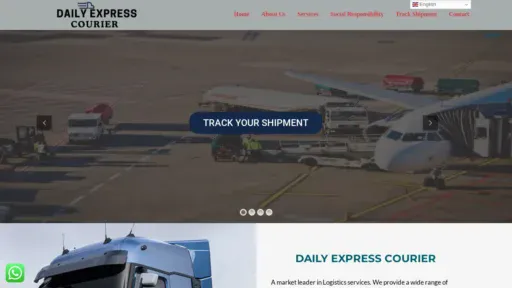 A screenshot of Dailyexpresscourier.com