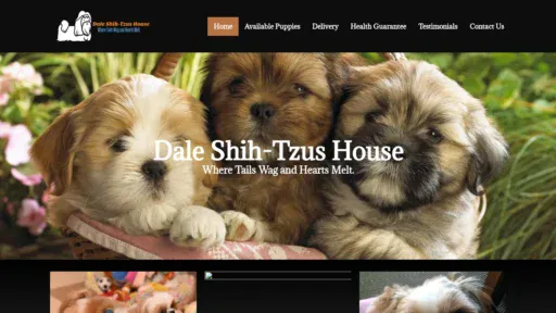A screenshot of Daleshih-tzushouse.com