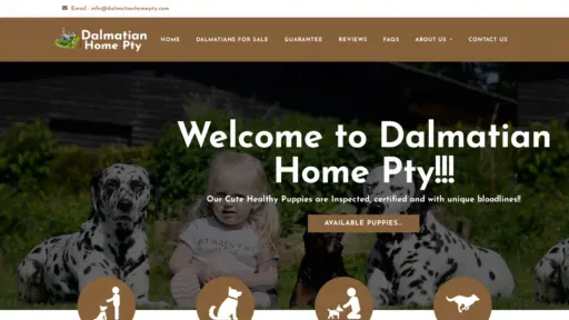 A screenshot of Dalmatianhomepty.com