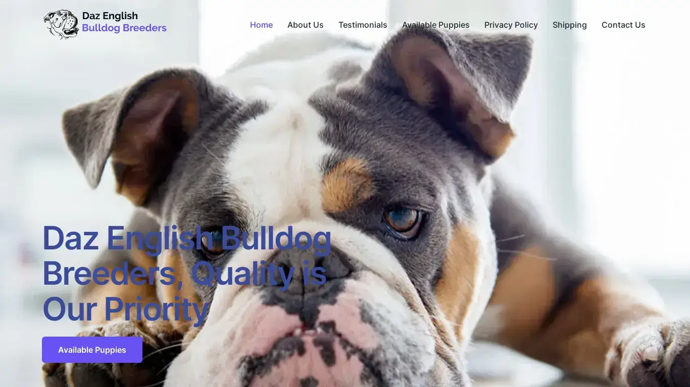 is Daz English Bulldog Breeders legit? screenshot
