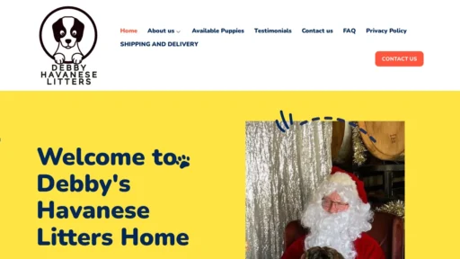 A screenshot of Debbyhavaneselitters.com