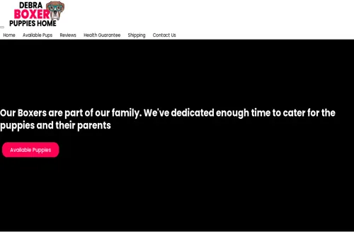 is debraboxerpuppieshome.com legit? screenshot
