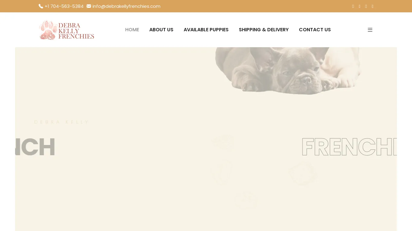 is debrakellyfrenchies.com legit? screenshot