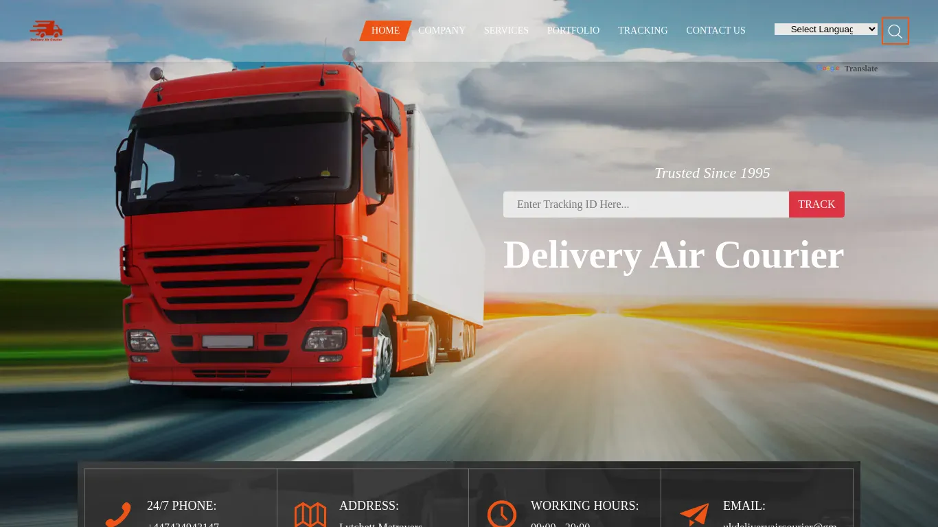 is Delivery Air Courier legit? screenshot