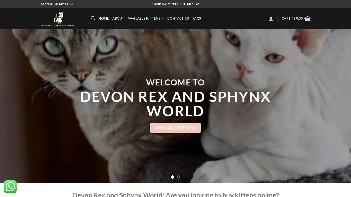 is devonrexandsphynxworld.com legit? screenshot