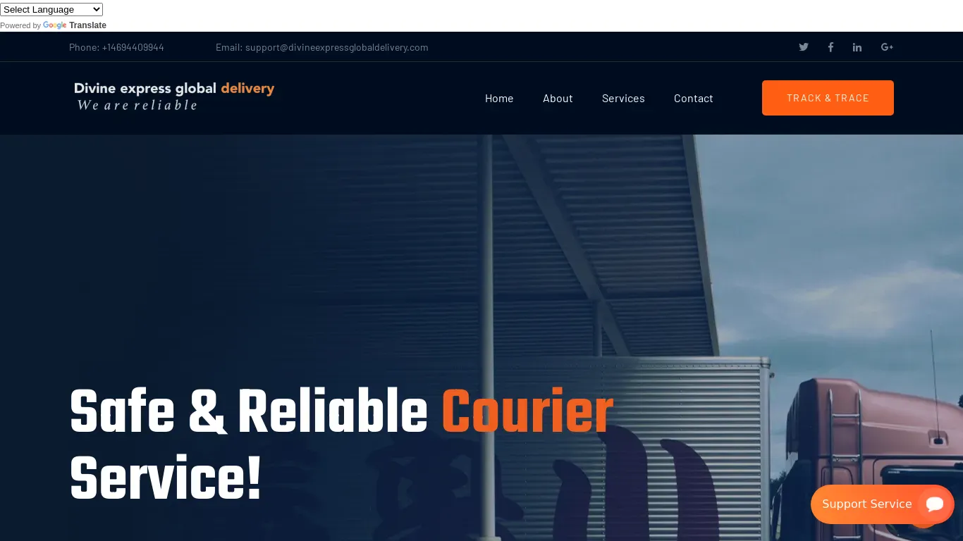 is Divine Express Global Delivery legit? screenshot