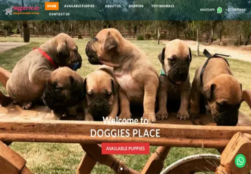 is doggiesplace.co.za legit? screenshot