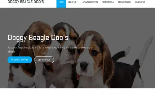A screenshot of Genlanfamilystbernard.com
