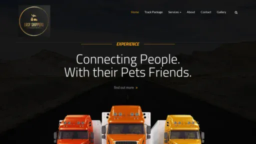 A screenshot of Easyshippersworldwide.com