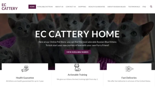A screenshot of Eccattery.com