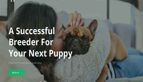 A screenshot of Genlanfamilystbernard.com
