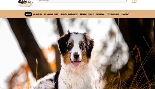 A screenshot of Genlanfamilystbernard.com