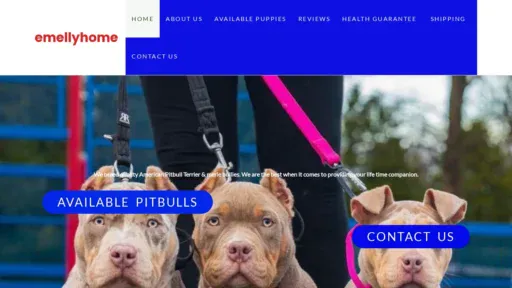 A screenshot of Emellyhome.com