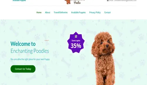 A screenshot of Genlanfamilystbernard.com