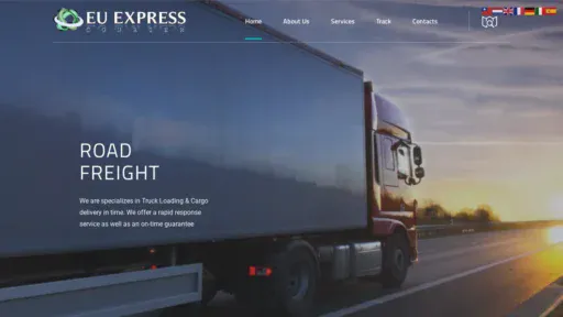 A screenshot of Euexpresscourier.com