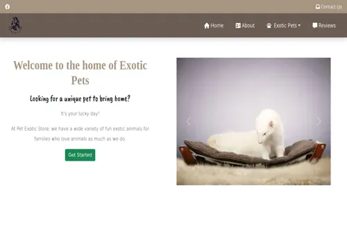 is exorticpetstore.com legit? screenshot