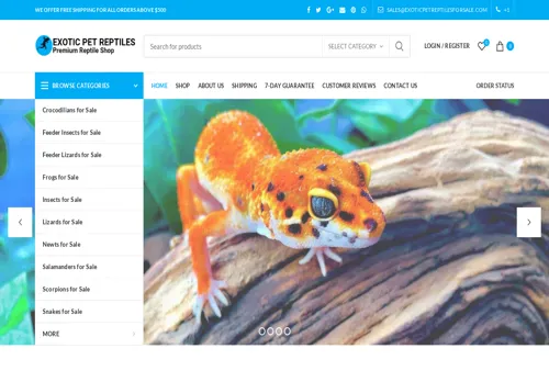 is exoticpetreptilesforsale.com legit? screenshot