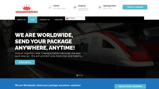 A screenshot of Express-delivery.online