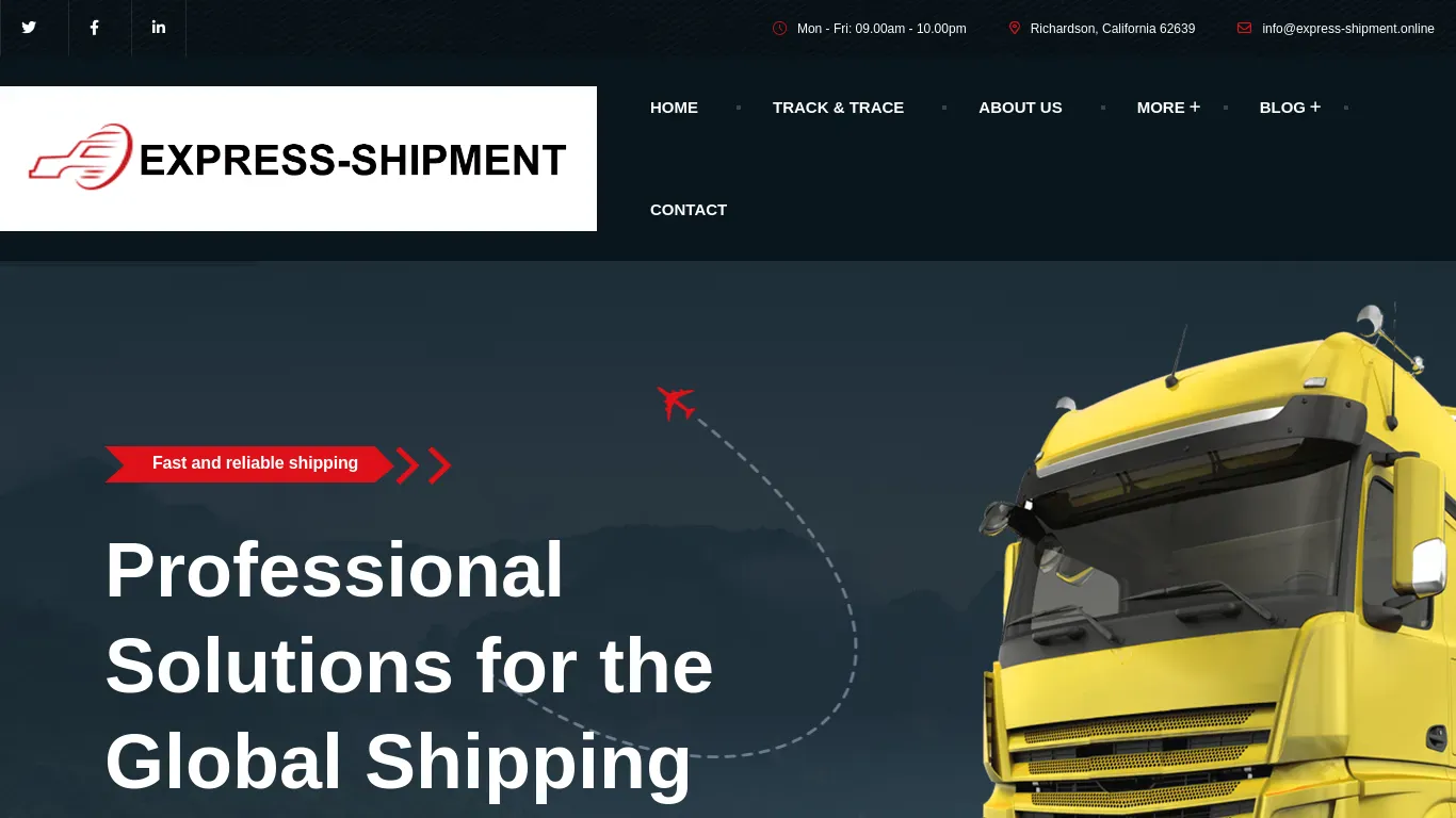 is Express-Shipment | Logistic & Transport legit? screenshot