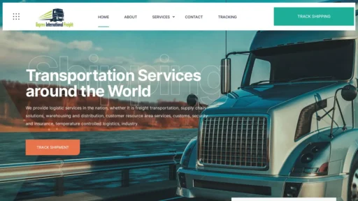 A screenshot of Expressinternationalfreight.com