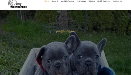 A screenshot of Genlanfamilystbernard.com