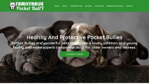 A screenshot of Genlanfamilystbernard.com