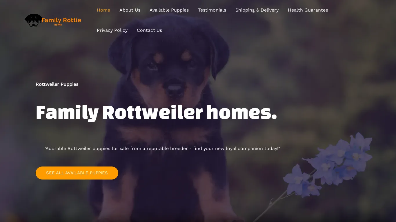 is familyrottiehomes.com legit? screenshot