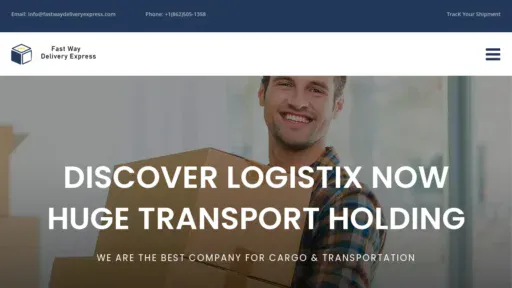 A screenshot of Fastwaydeliveryexpress.com