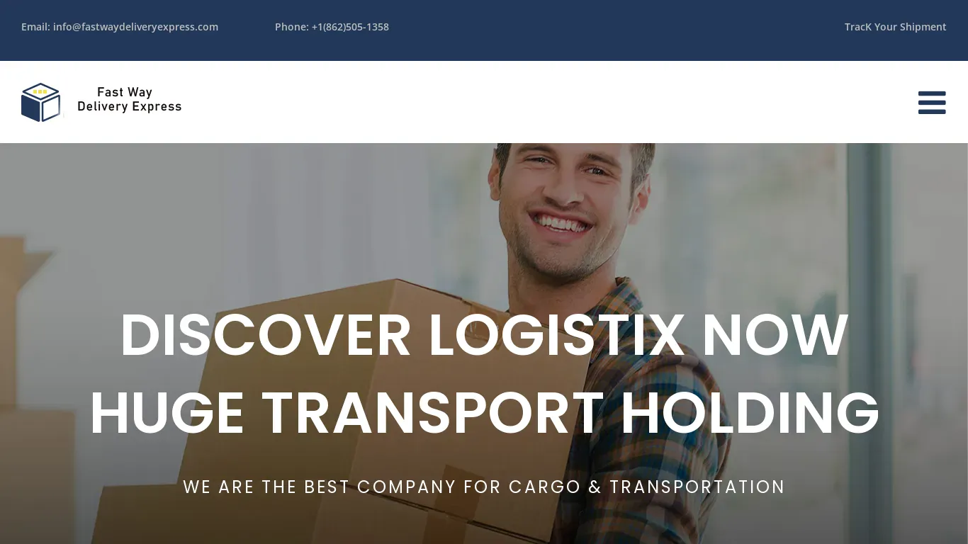 is Fast Way Delivery Express – The World's Leading Logistics Providers legit? screenshot