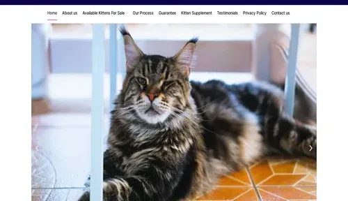 A screenshot of Genlanfamilystbernard.com