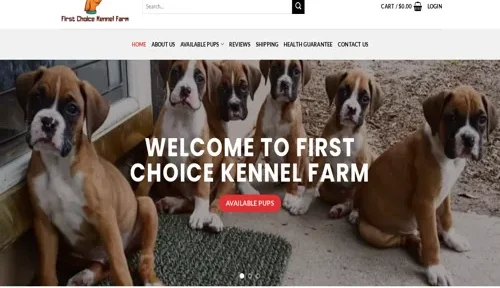 A screenshot of Genlanfamilystbernard.com